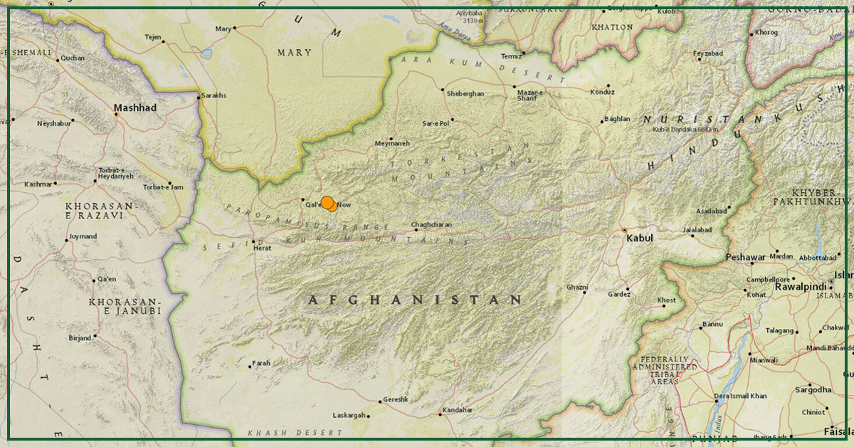 Afghanistan was struck by twin earthquakes killing at least 22 people