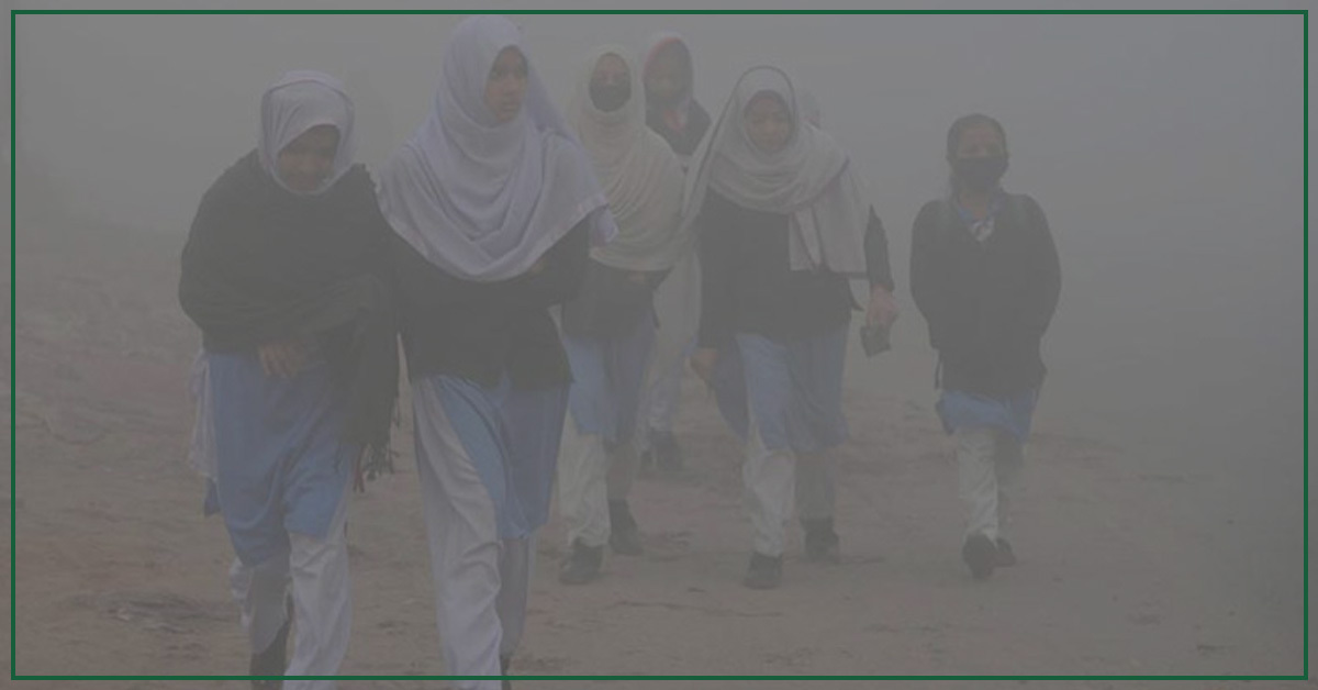 Schools in Lahore will be closed three days a week due to the smog pollution