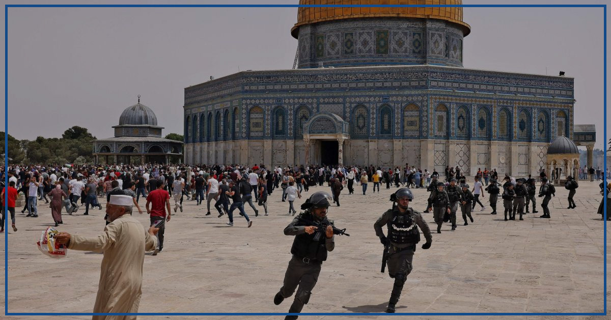 Israeli Forces Clash with Palestinian Worshippers at Al-Aqsa Mosque