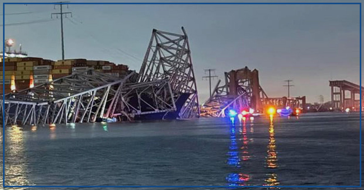 Baltimore Bridge Collapse: Rescue Underway as Cars and People Fall into Water