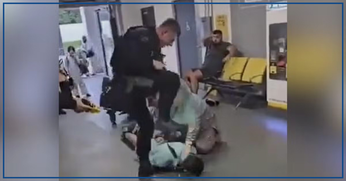 Officer Suspended Following Outcry Over Videos of Police Beating Men at UK Airport