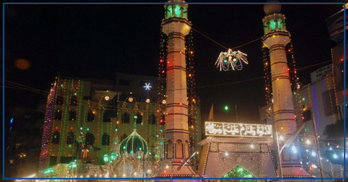 Mosques and Markets Glow Brightly Ahead of Eid Milad-un-Nabi Celebrations