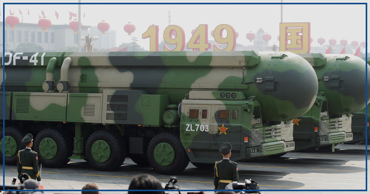 China Conducts First Public Test Launch of Intercontinental Ballistic Missile